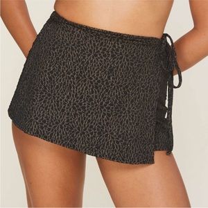 Andie swim Lurex Jacquard Bottom Skort NWT -L